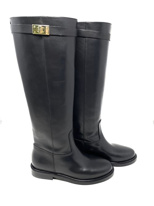 Damenstiefel mit Schnalle IL LACCIO | GS5537341VITELLONERO